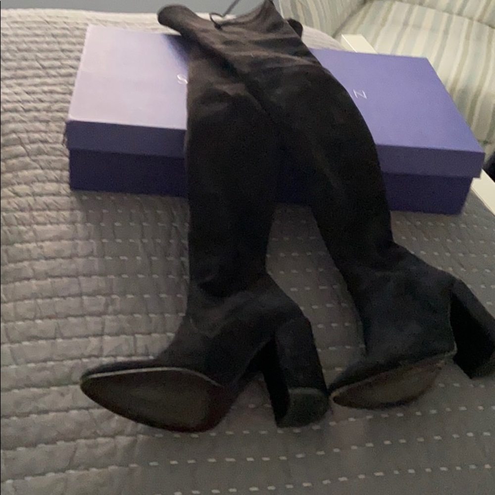 Stuart Weitzman Suede Thigh High Boots